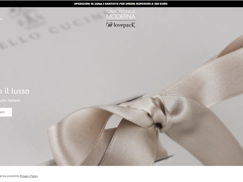 Homepage shop on line Homepage shop on line