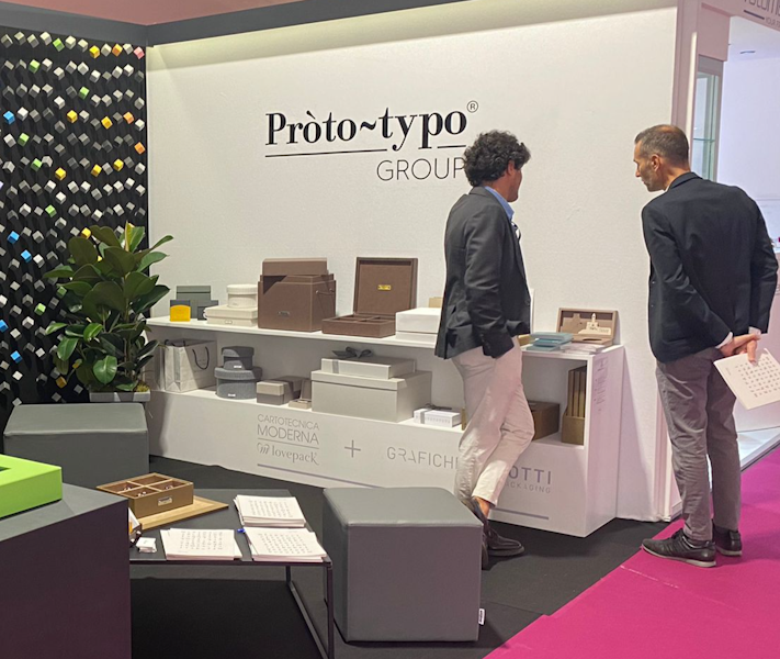 Final touches at our stand