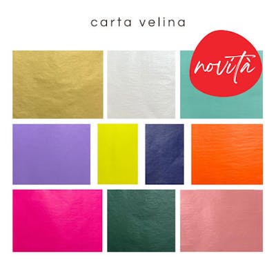 Realizzata in carta lisciata tinta unita, certificata FSC, questa velina è la più sottile e ad alta trasparenza disponibile nel mercato: soli 20g per metro quadro.