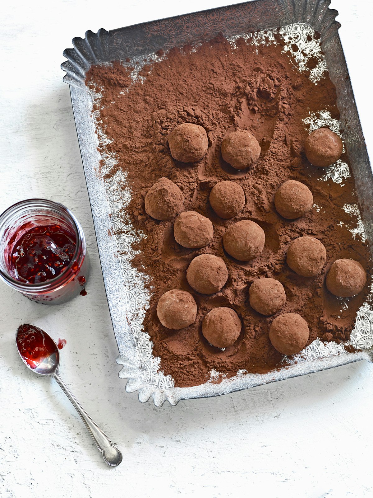 Trufuit Raspberry Raspberry Truffles — Guittard