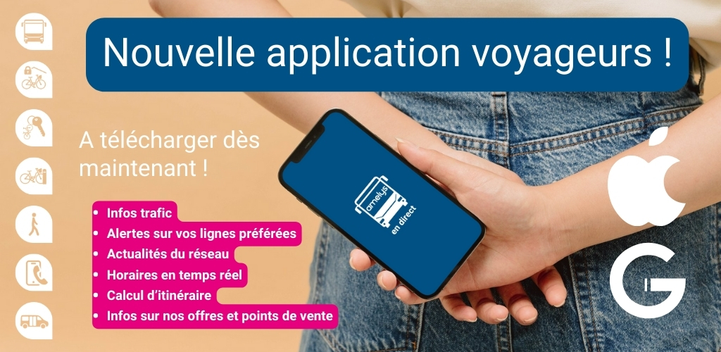 Bannière carrousel appli