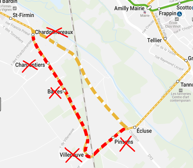 Travaux rue des Barres Travaux rue des Barres