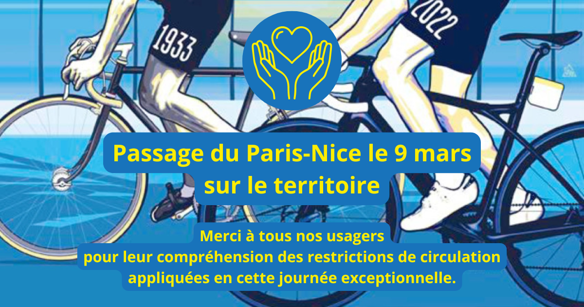 Remerciement Paris-Nice