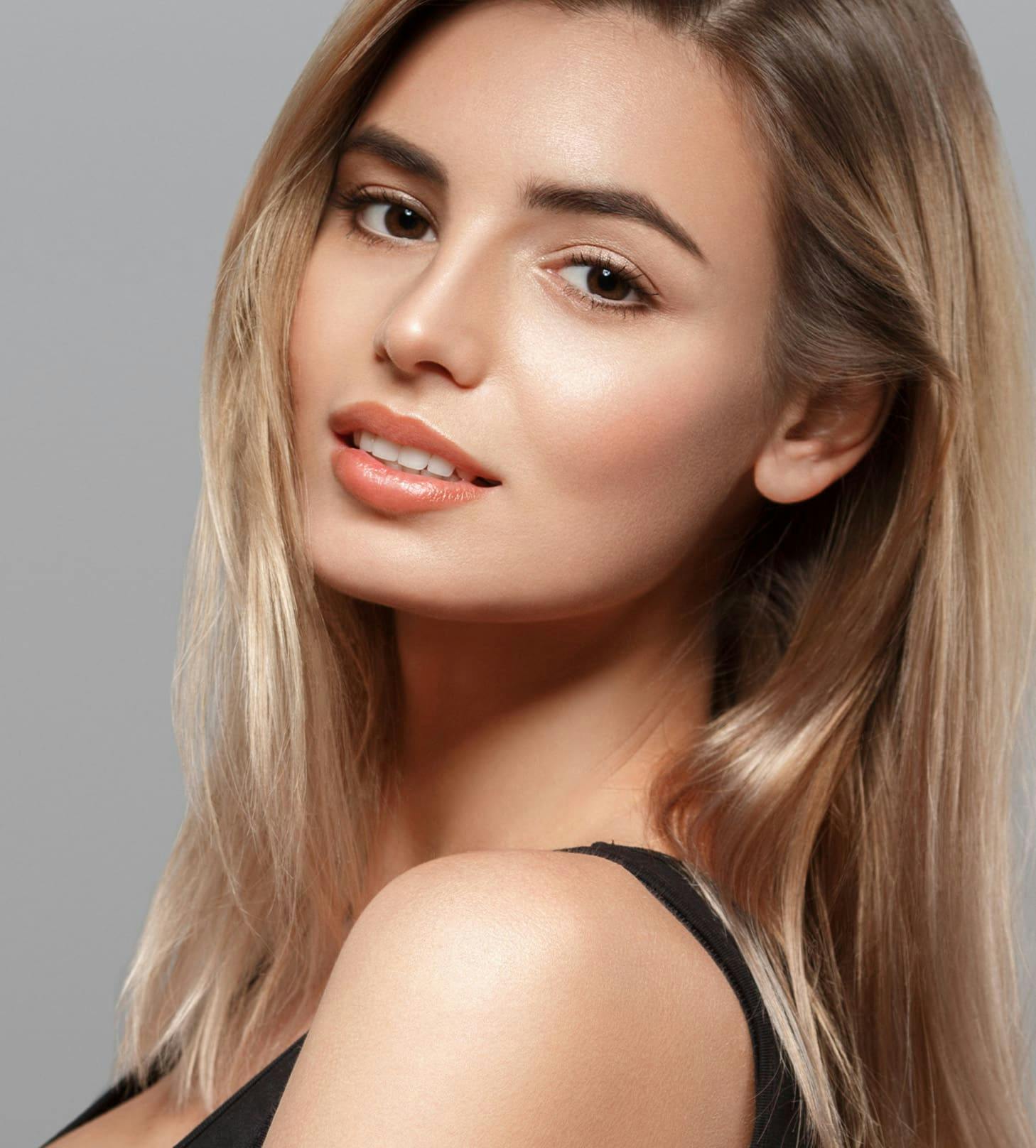 woman with blonde hair