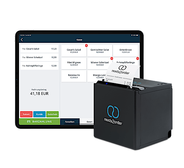 Tablet als Registrierkasse mit Bondrucker