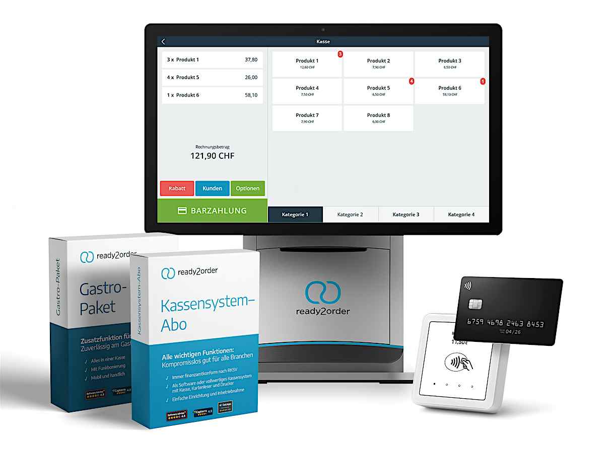 Posiflex HS-2000 POS Terminal – Touchscreen-Kasse Für Gastro, Friseur & Einzelhandel, Gebraucht