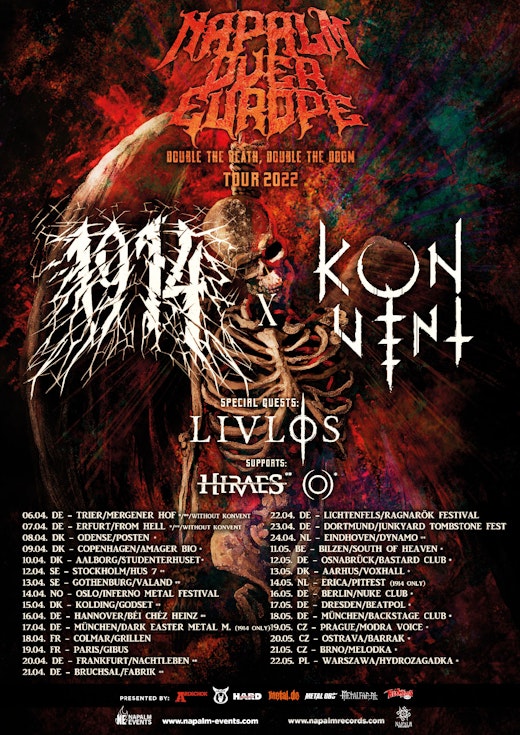 1914 KONVENT europe tour 2022