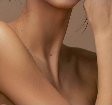 woman's neck