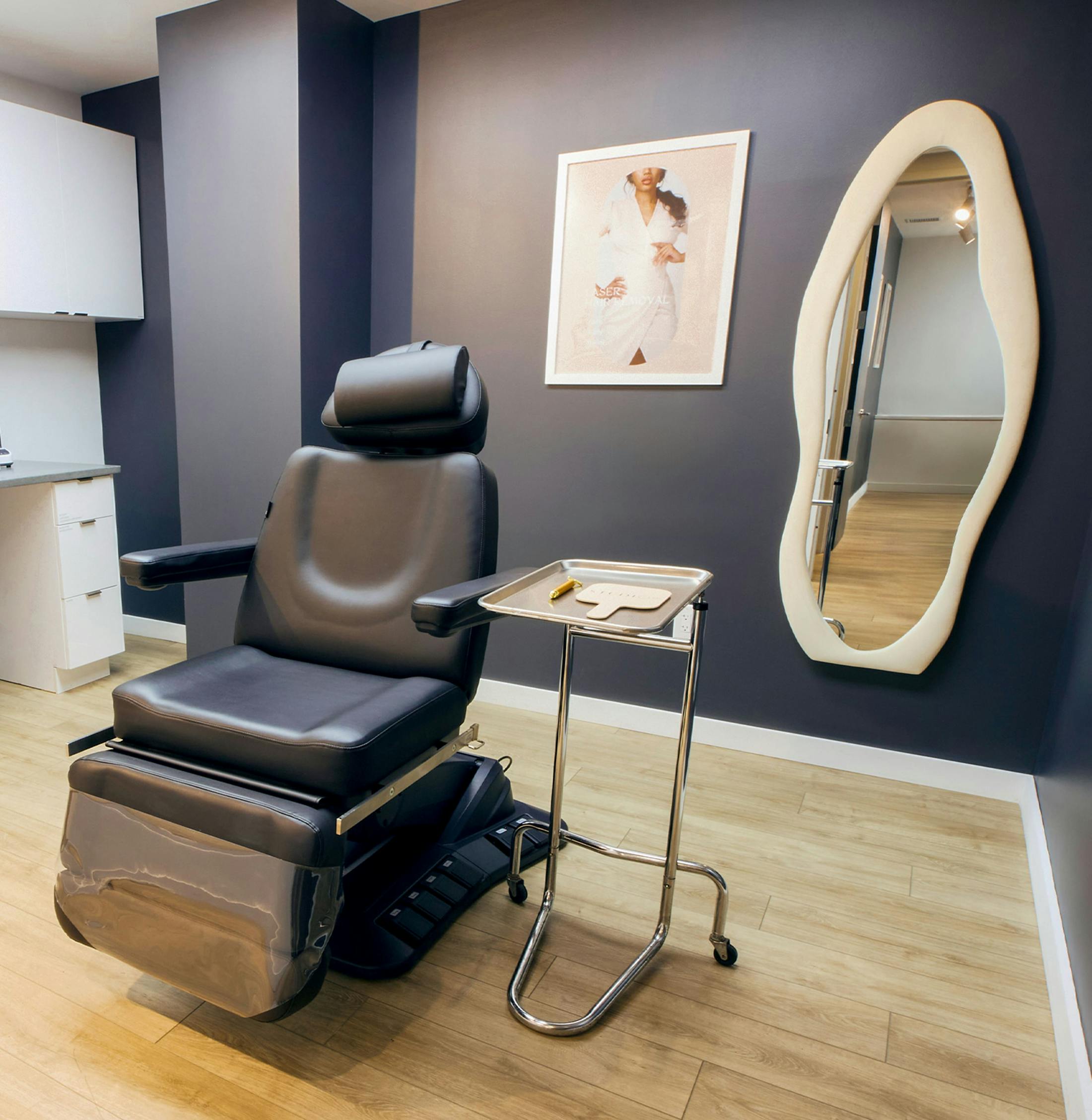 A treatment chair