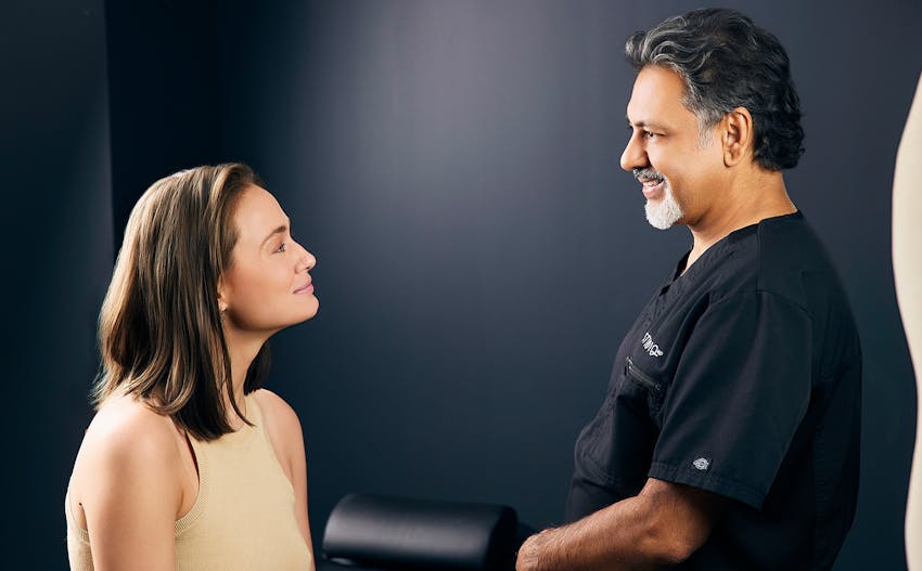 Studio MD provider talking to patient