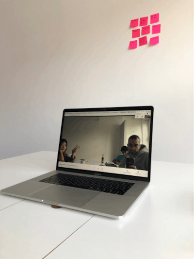 People on a group call