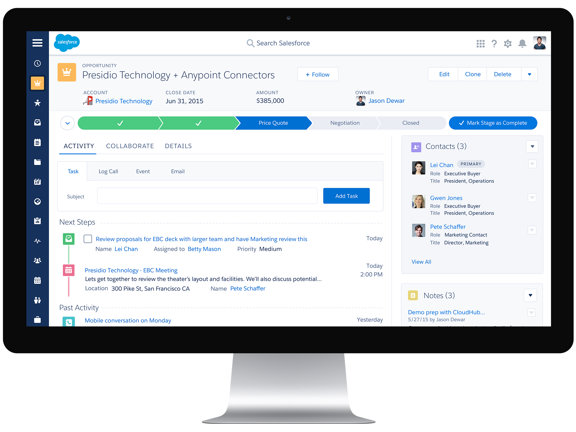 Salesforce Sales Cloud comparatif CRM