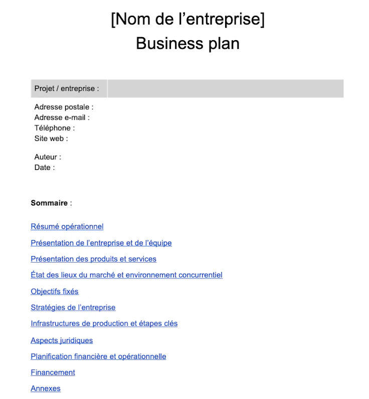 business-plan_exemple-concret_sommaire-detaille
