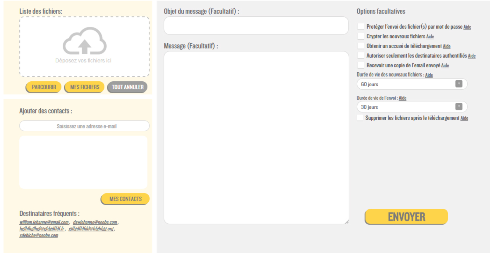 WeSend application auto entrepreneur