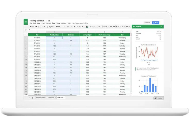 google sheet tableur en ligne