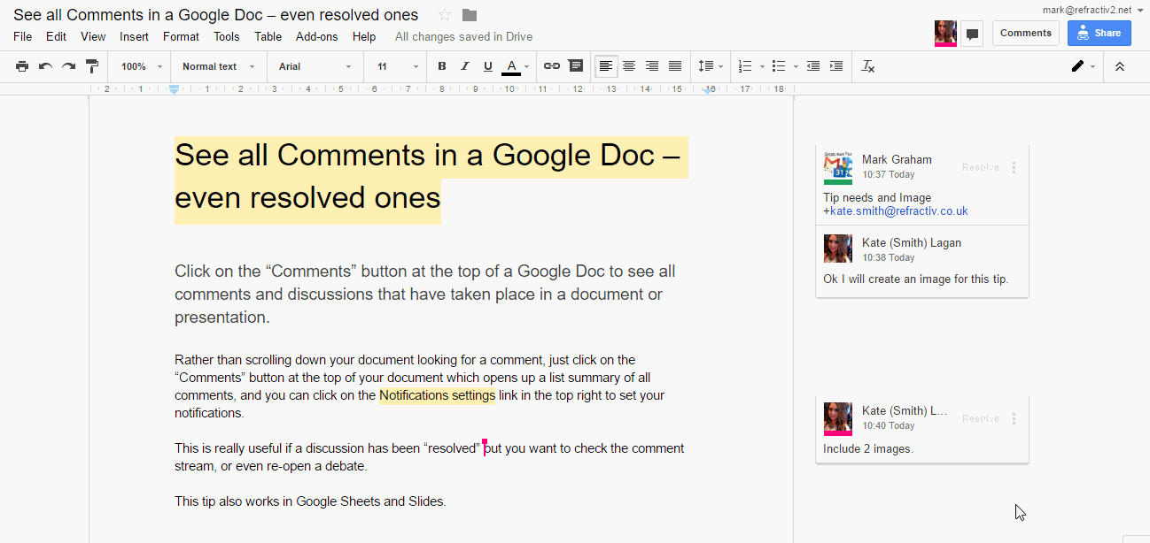 Google docs
