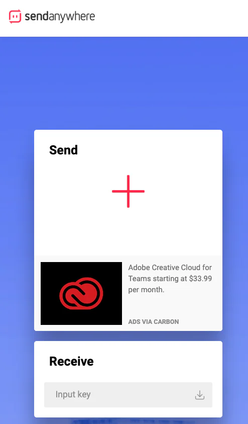 Envoi d'un gros fichier avec Send Anywhere