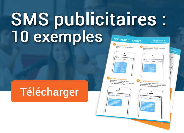 Télécharger gratuitement 10 exemples de SMS publicitaires illustrés