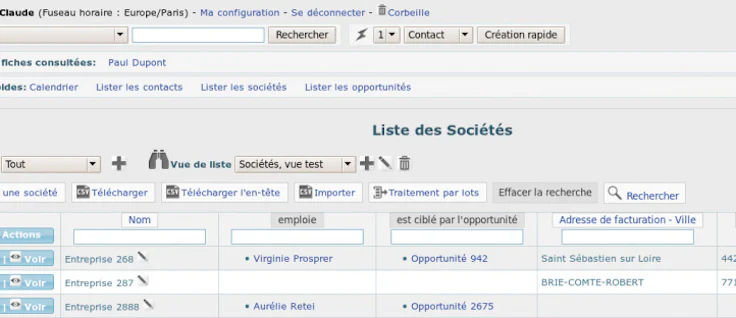 Creme CRM : le CRM Open Source Français