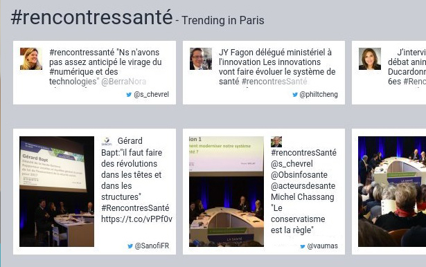 L'importance du hastag pour un livetweet affiché sur un tweetwall