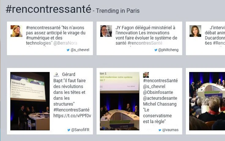 L'importance du hastag pour un livetweet affiché sur un tweetwall