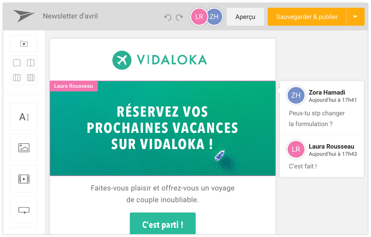 Logiciel emailing gratuit Mailjet