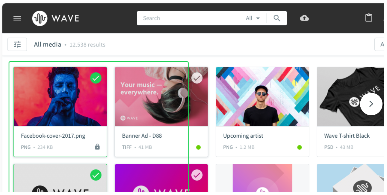 Plateforme collaborative : Bynder