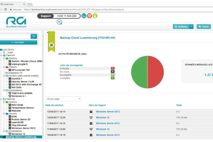RG Backup : sauvegarde en ligne professionnelle