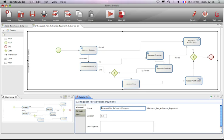 Logiciel de bmp open source bonita soft