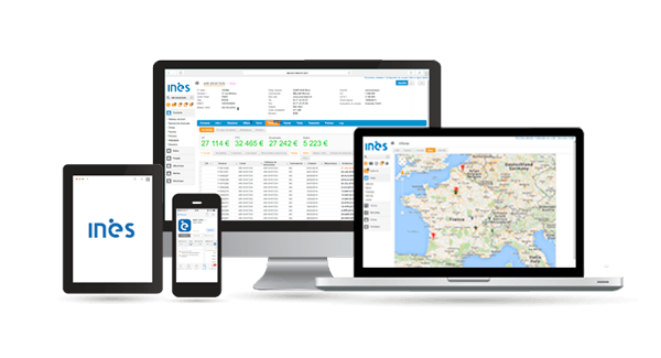 Ines CRM dashboard