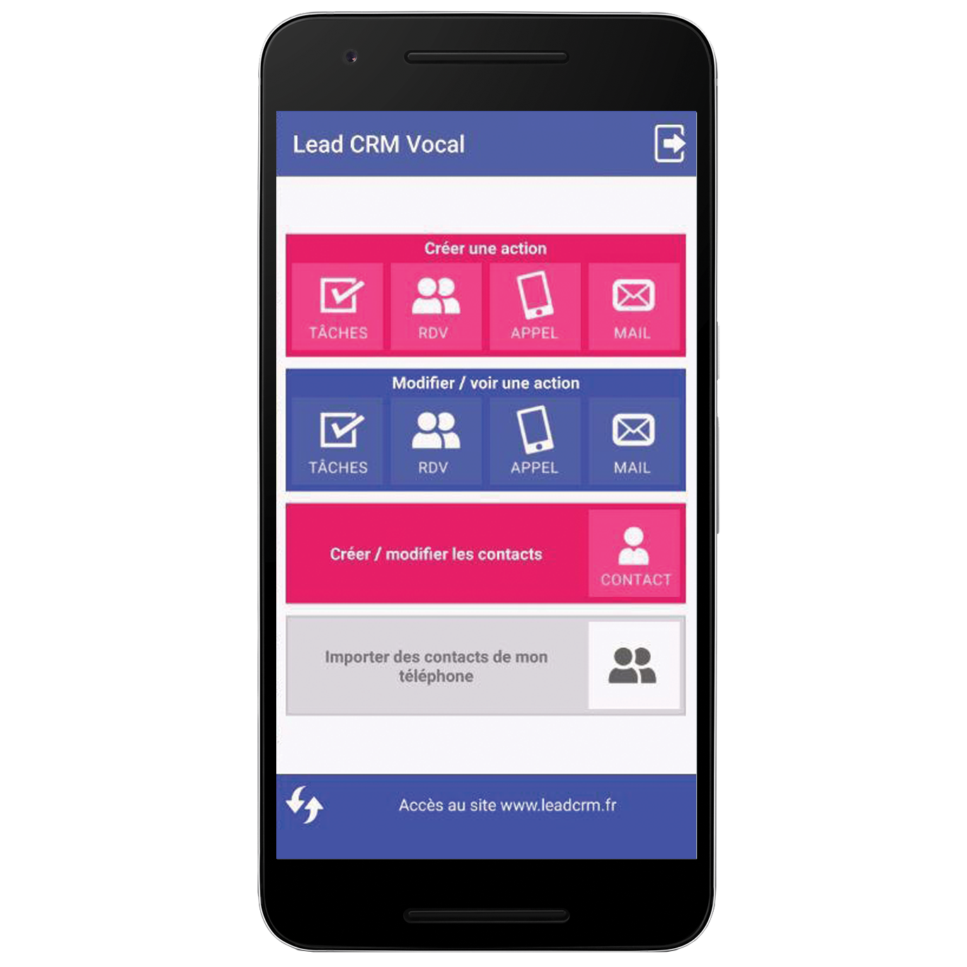 Lead CRM vocal dashboard