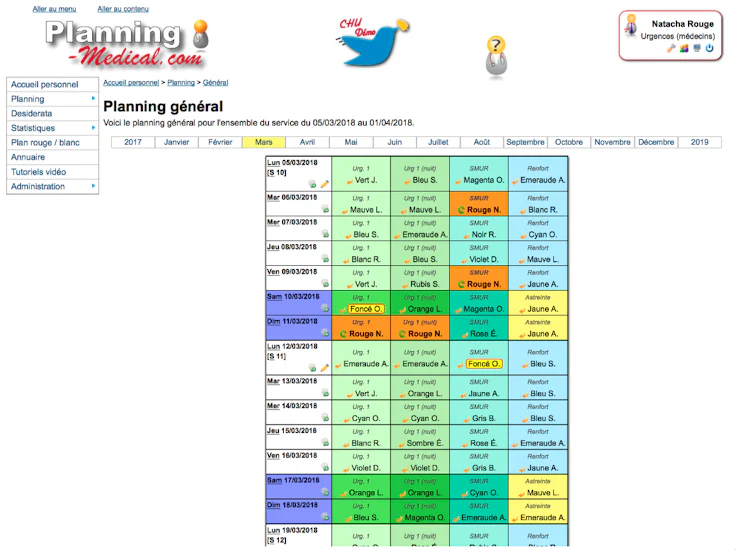 Planning médical : logiciel planning médical en ligne, exemple, avantages