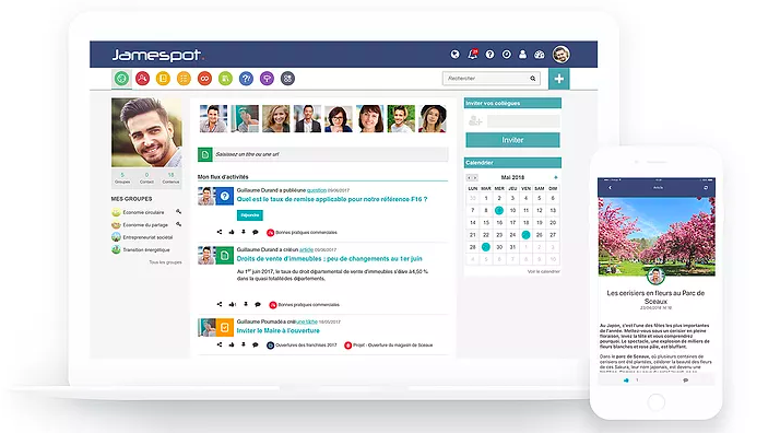 Jamespot screenshot