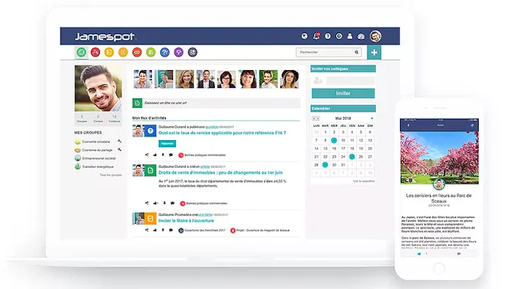 Jamespot screenshot