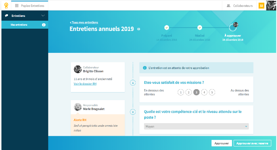 evaluation competences professionnelles logiciel poplee