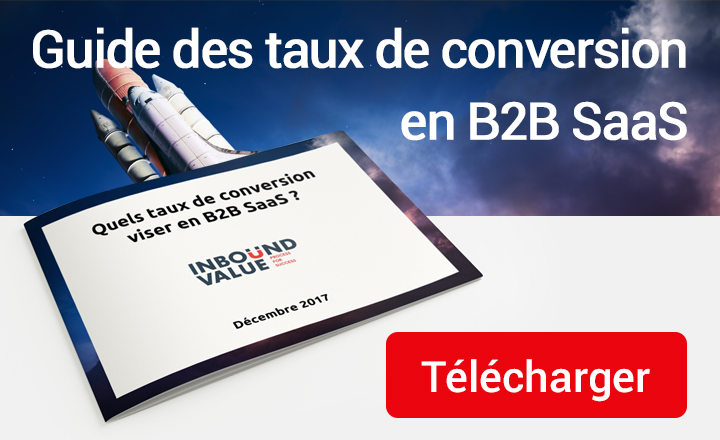 télécharger le guide des taux de conversion en B2B SaaS