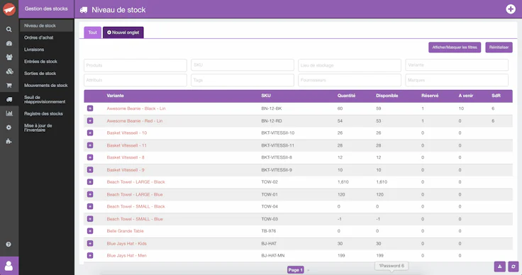 Gestion de stock open source Erplain