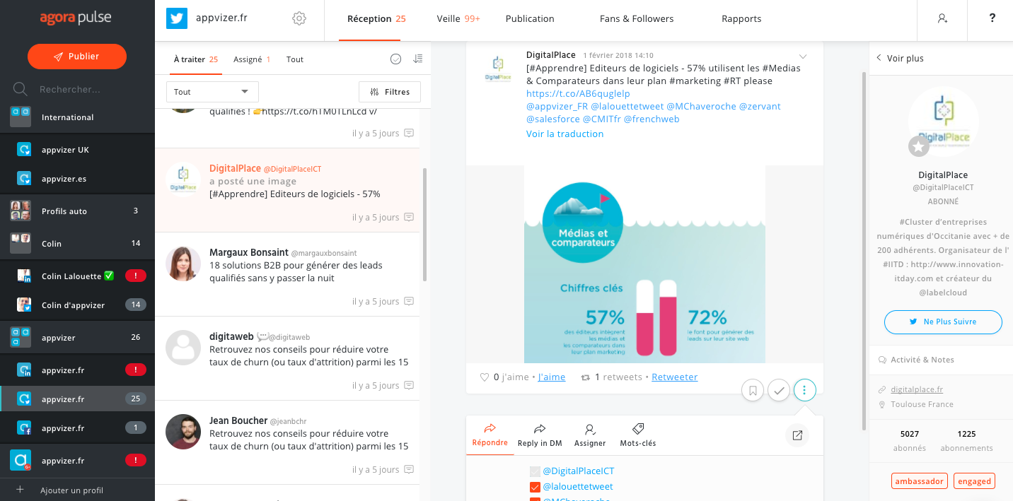 inbox agorapulse
