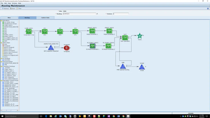 SAP Manufacturing Execution logiciel gestion de production