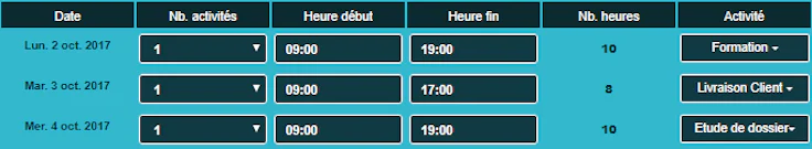 JourOff gestion des temps CIR