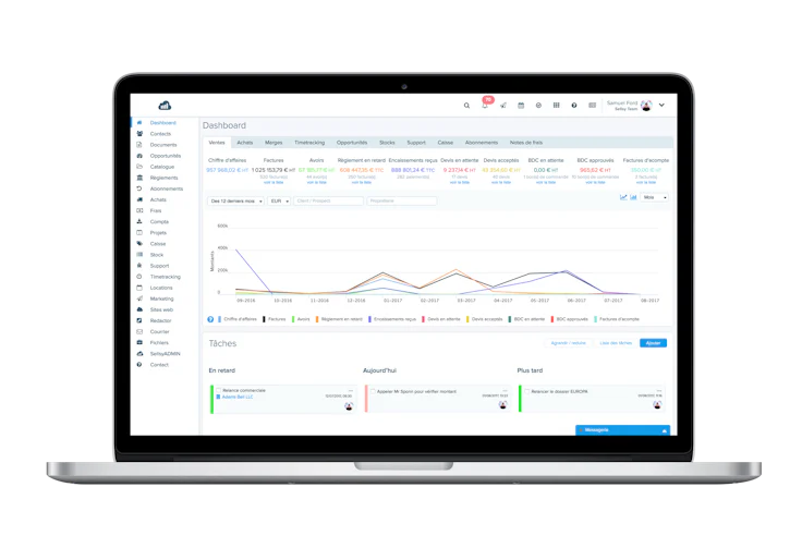 Sellsy facturation logiciel devis facture