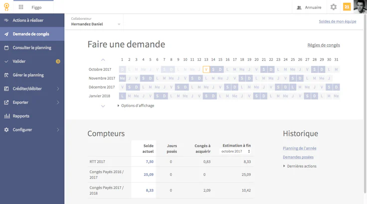 logiciel gestion congés Figgo