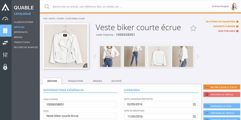Quable : PIM + DAM + WEB TO PRINT