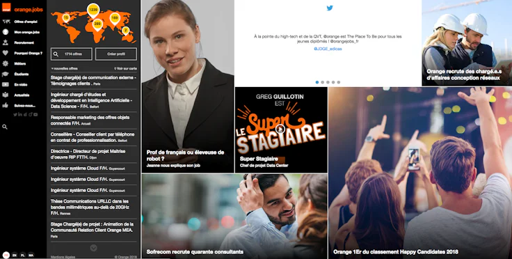 exemple de site de recrutement : le site carrière d'une entreprise