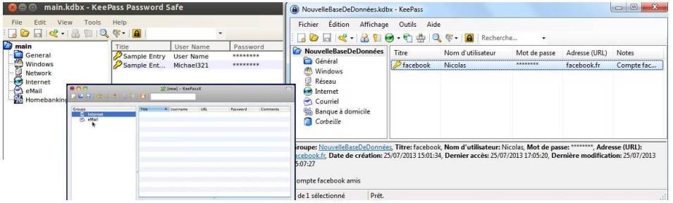 Meilleur gestionnaire de mot de passe 2020 : visuel KeePass