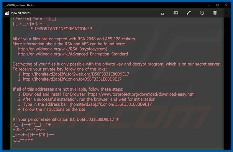 Virus Odin : exemple