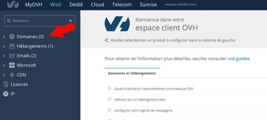 OVH hébergeur web