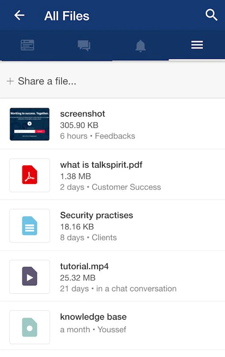 Portail collaboratif - TalkSpirit
