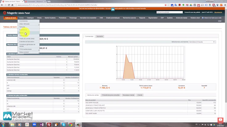 Plateforme ecommerce Magento