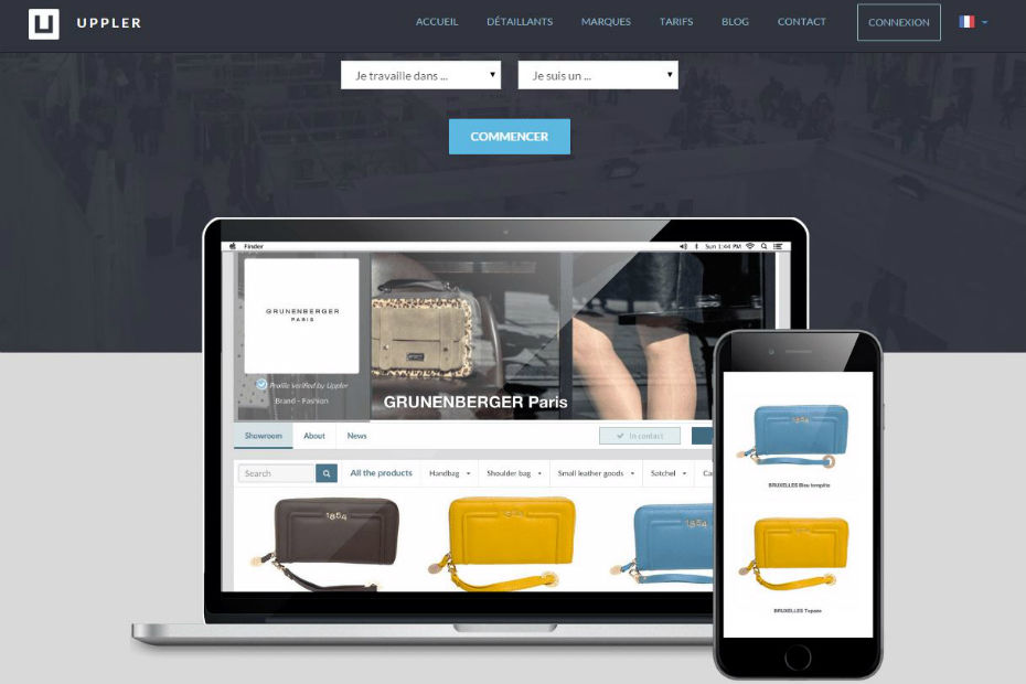 Plateforme e-commerce Uppler marketplace B2B